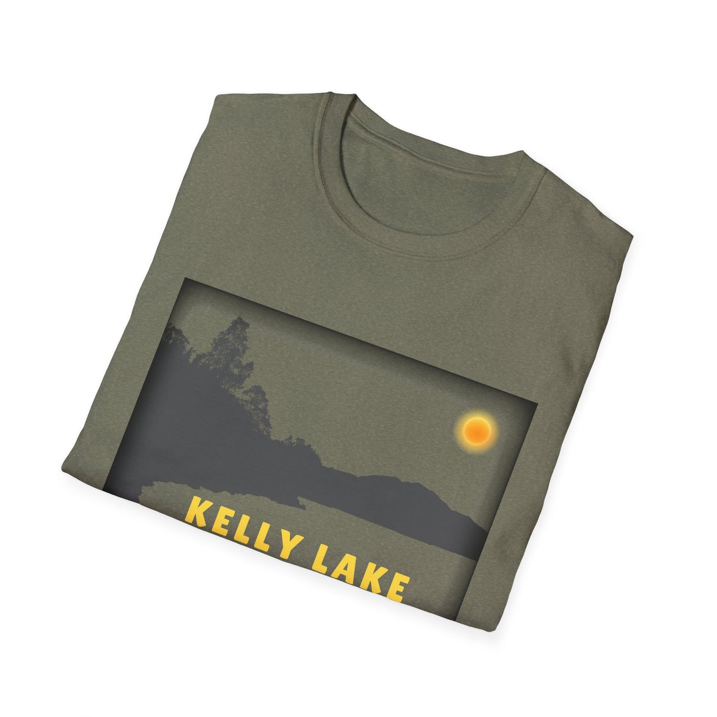 Kelly Lake Sun Scene - Unisex Softstyle T-Shirt - Casual Comfort for Every Occasion