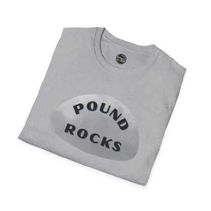 "POUND ROCKS" Unisex Softstyle T-Shirt - Casual Comfort for Every Occasion