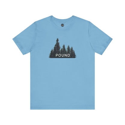 Pound Forest Graphic Unisex Tee - Nature Inspired Short Sleeve Shirt