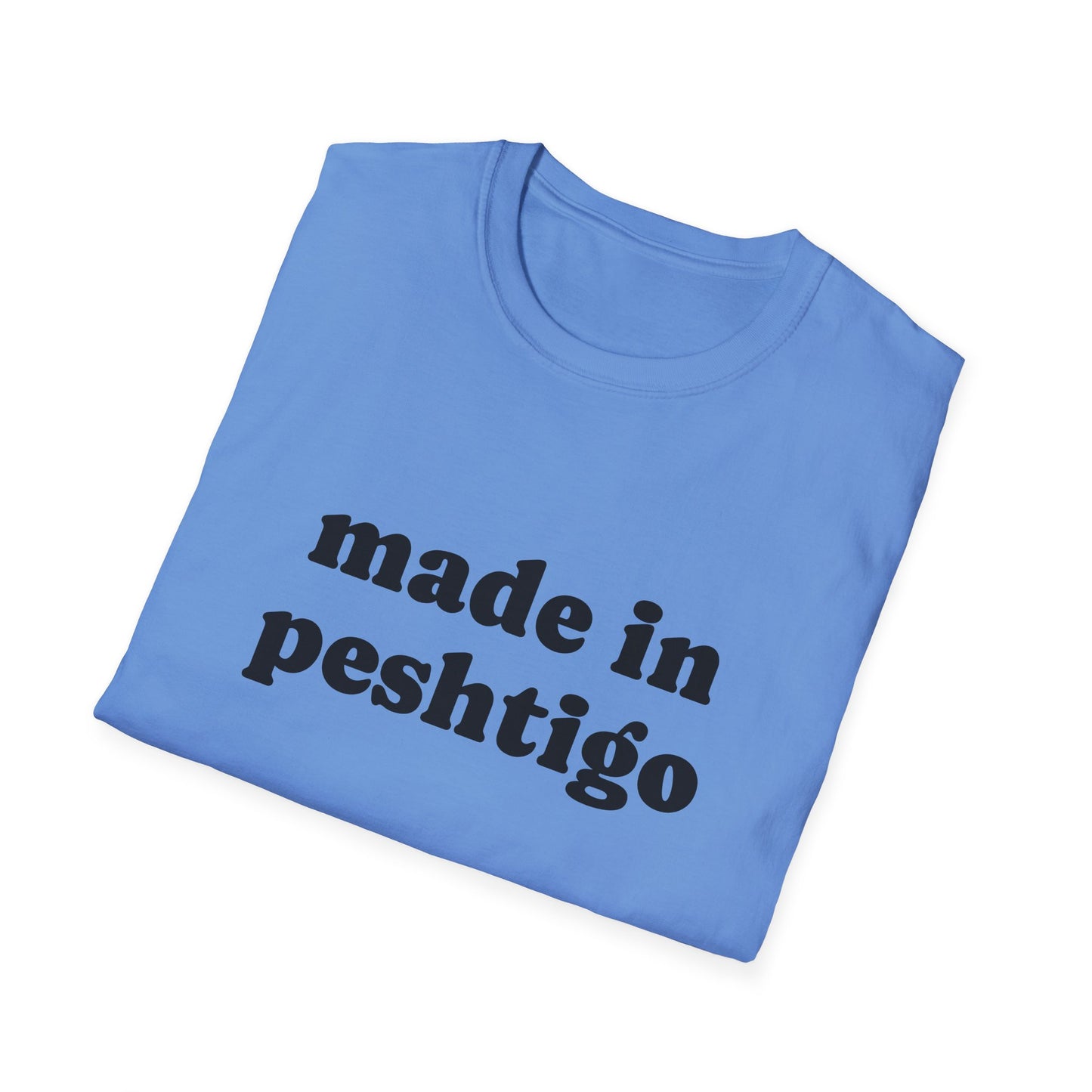 "Made in Peshtigo" Unisex Softstyle T-Shirt - Casual Comfort for Every Occasion