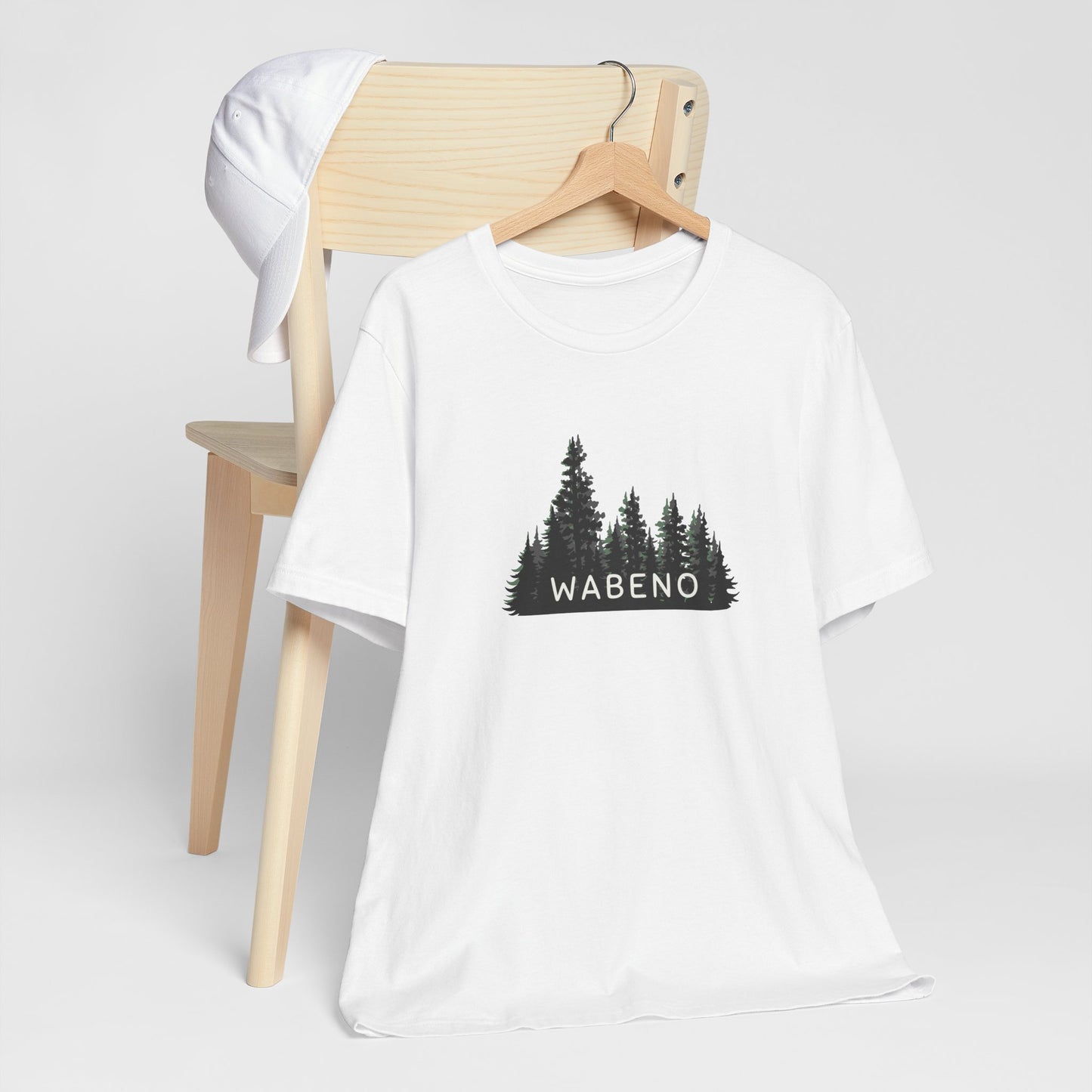 Wabeno Forest Graphic Unisex Tee - Nature Inspired Short Sleeve Shirt