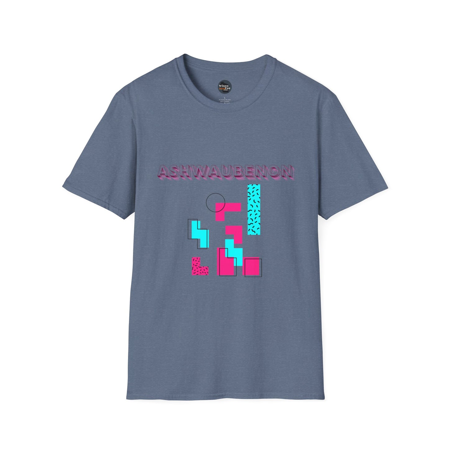 Ashwaubenon Retro 80s Unisex Softstyle T-Shirt - Casual Comfort for Every Occasion