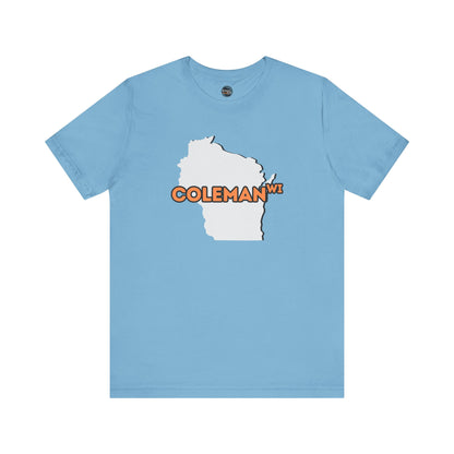 Coleman WI - Wisconsin City Pride T-shirt - Beautifully Soft and Comfortable