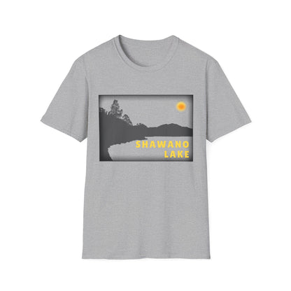 Shawano Lake Sun Scene - Unisex Softstyle T-Shirt - Casual Comfort for Every Occasion