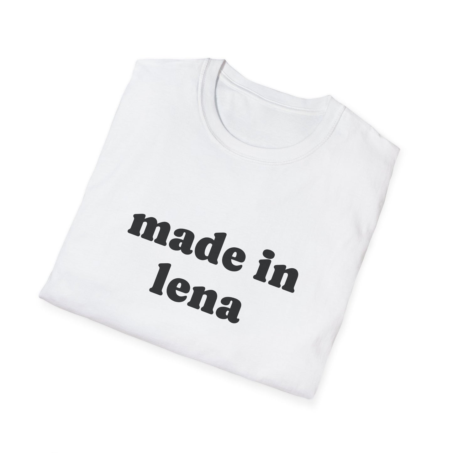 "Made in Lena" Unisex Softstyle T-Shirt - Casual Comfort for Every Occasion