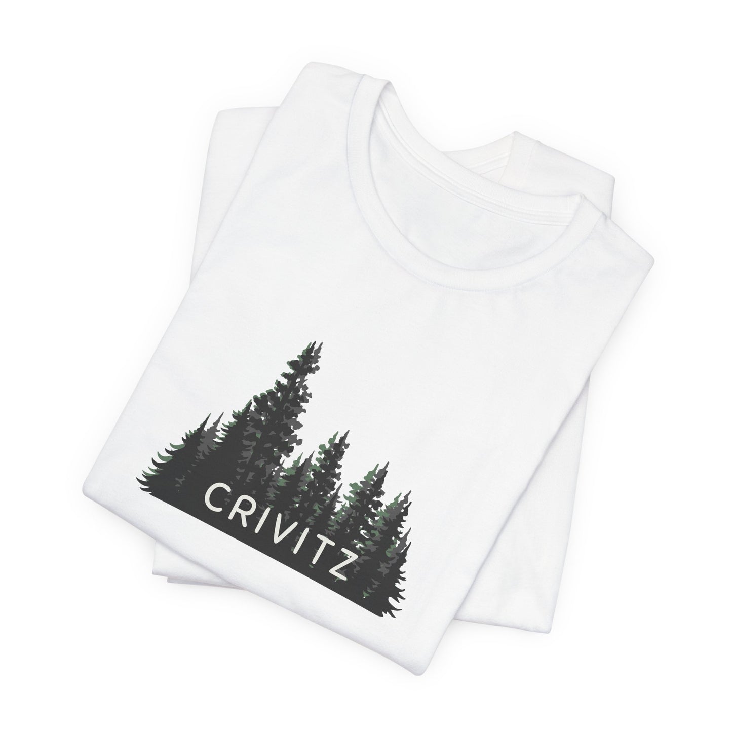 Crivitz Forest Graphic Unisex Tee - Nature Inspired Short Sleeve Shirt