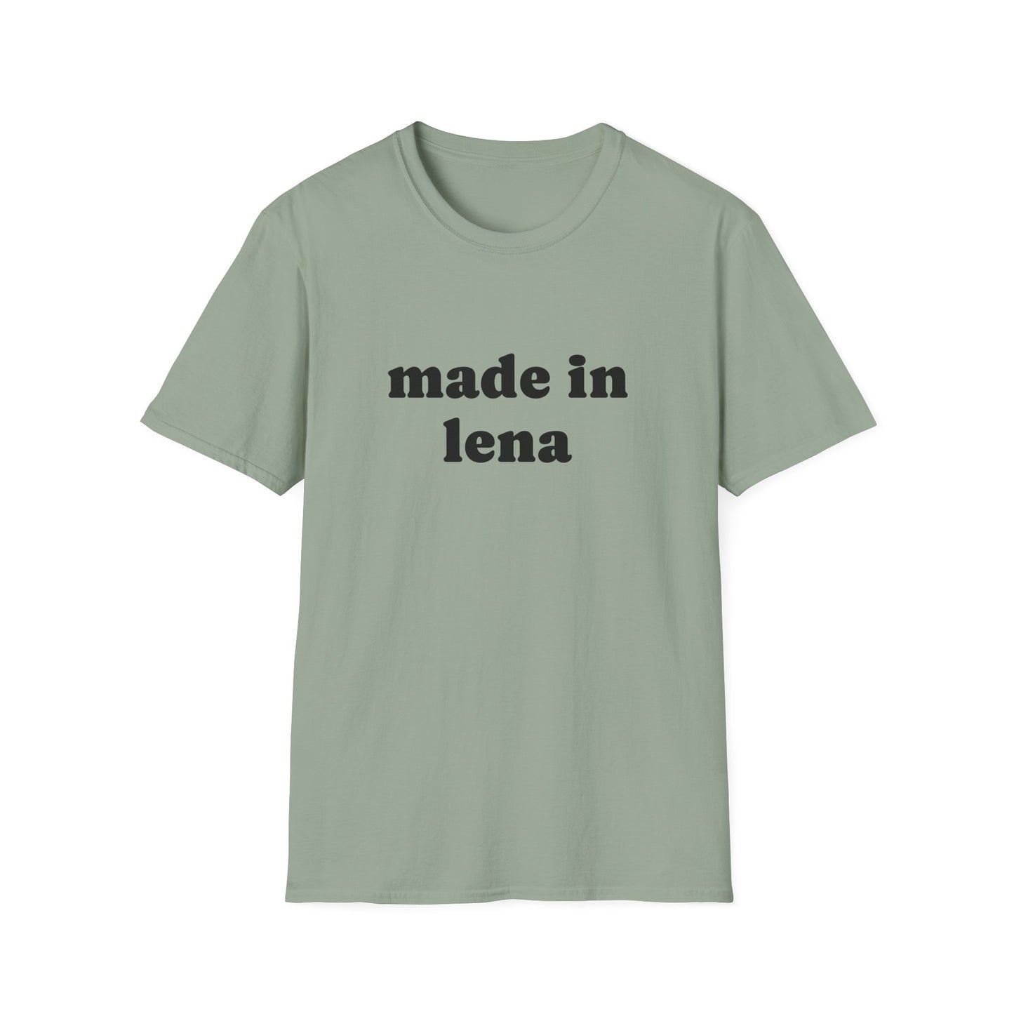 "Made in Lena" Unisex Softstyle T-Shirt - Casual Comfort for Every Occasion