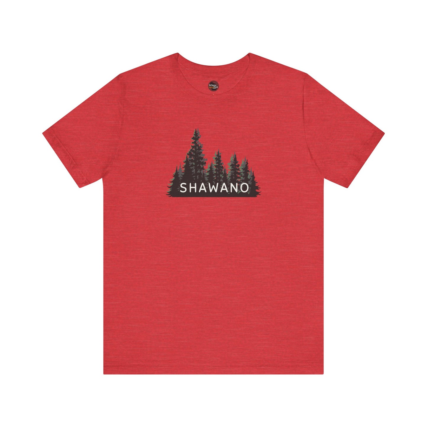 Shawano Forest Graphic Unisex Tee - Nature Inspired Short Sleeve Shirt