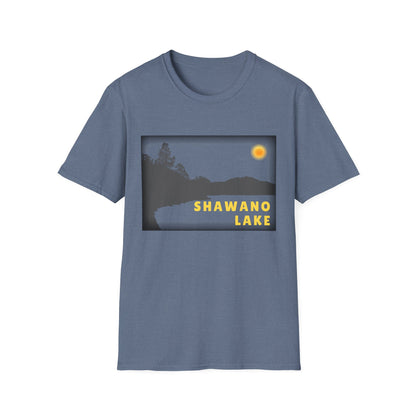 Shawano Lake Sun Scene - Unisex Softstyle T-Shirt - Casual Comfort for Every Occasion
