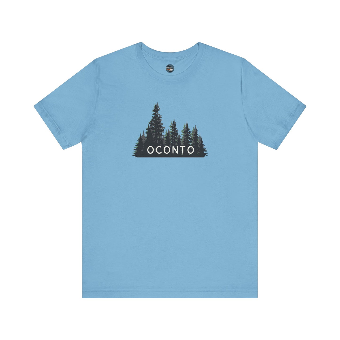 Oconto Forest Graphic Unisex Tee - Nature Inspired Short Sleeve Shirt
