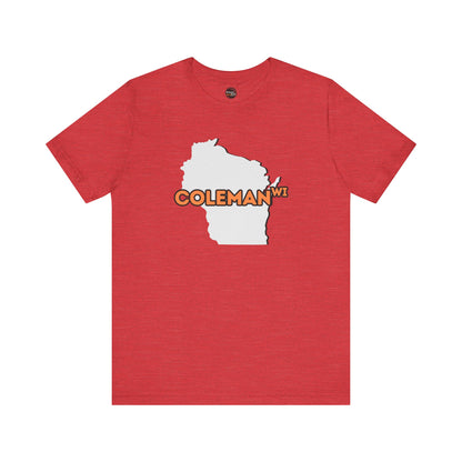 Coleman WI - Wisconsin City Pride T-shirt - Beautifully Soft and Comfortable
