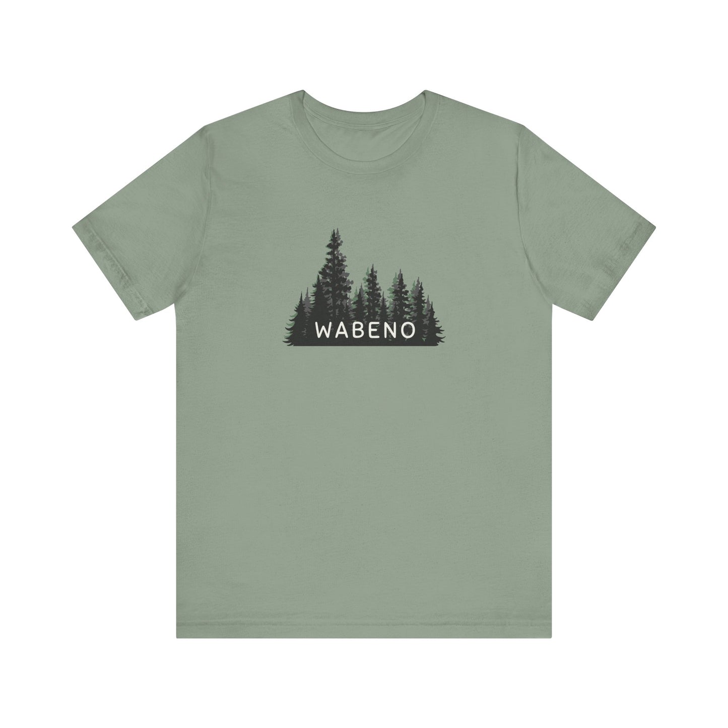 Wabeno Forest Graphic Unisex Tee - Nature Inspired Short Sleeve Shirt