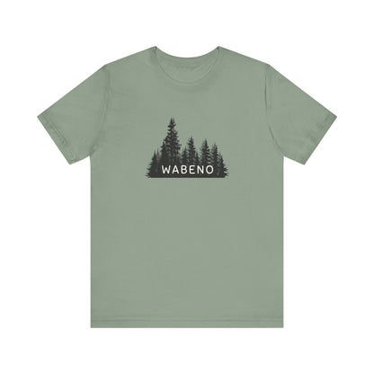Wabeno Forest Graphic Unisex Tee - Nature Inspired Short Sleeve Shirt