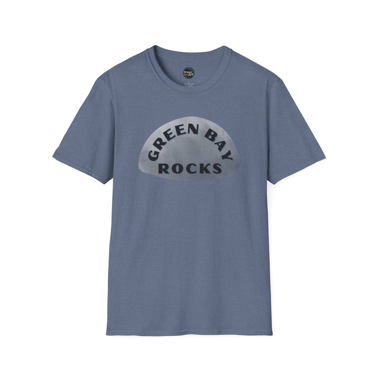 "GREEN BAY ROCKS" Unisex Softstyle T-Shirt - Casual Comfort for Every Occasion