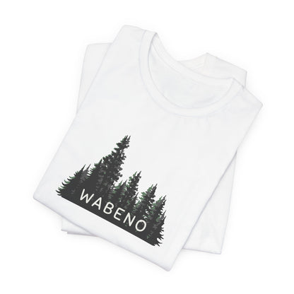Wabeno Forest Graphic Unisex Tee - Nature Inspired Short Sleeve Shirt