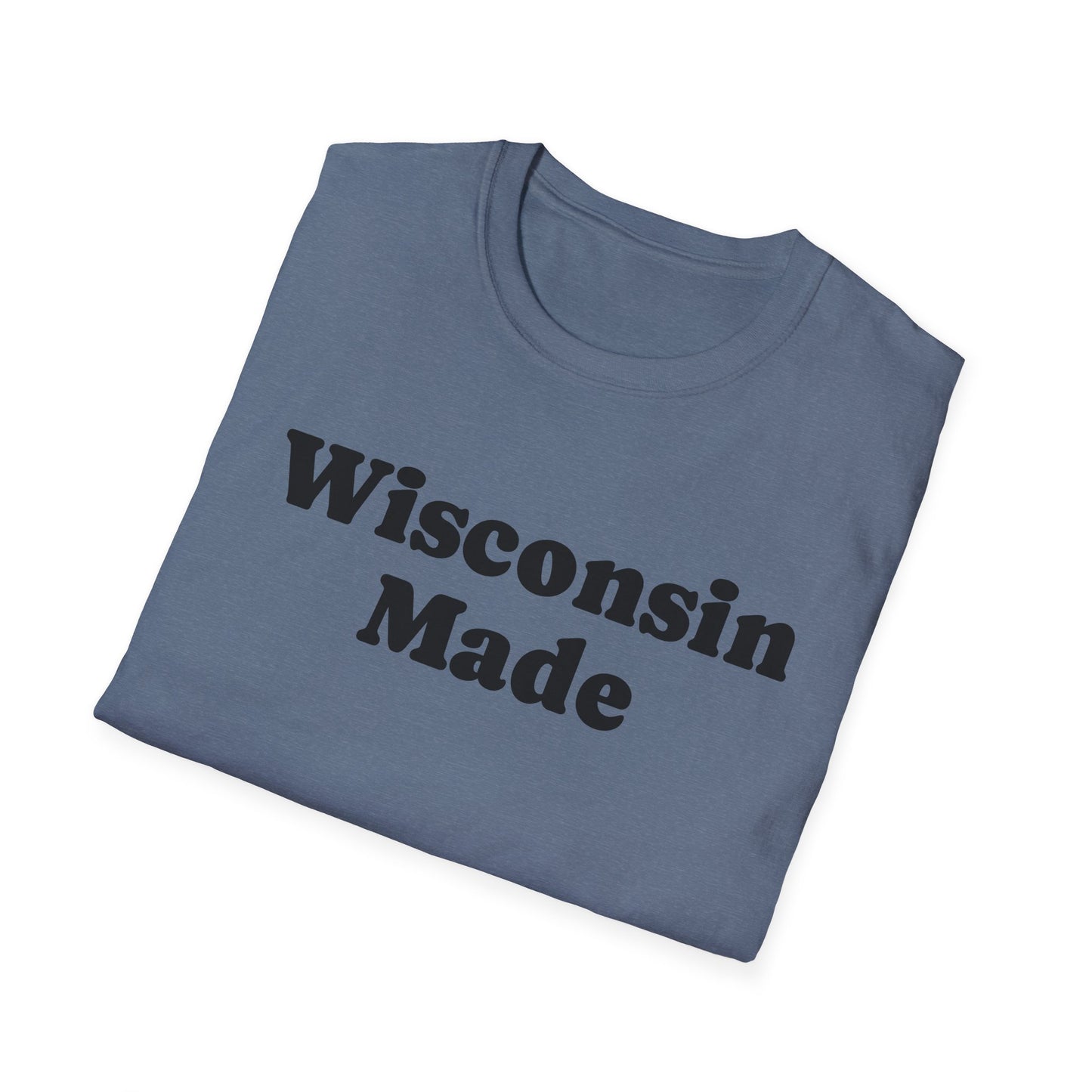 "Wisconsin Made" Unisex Softstyle T-Shirt - Casual Comfort for Every Occasion