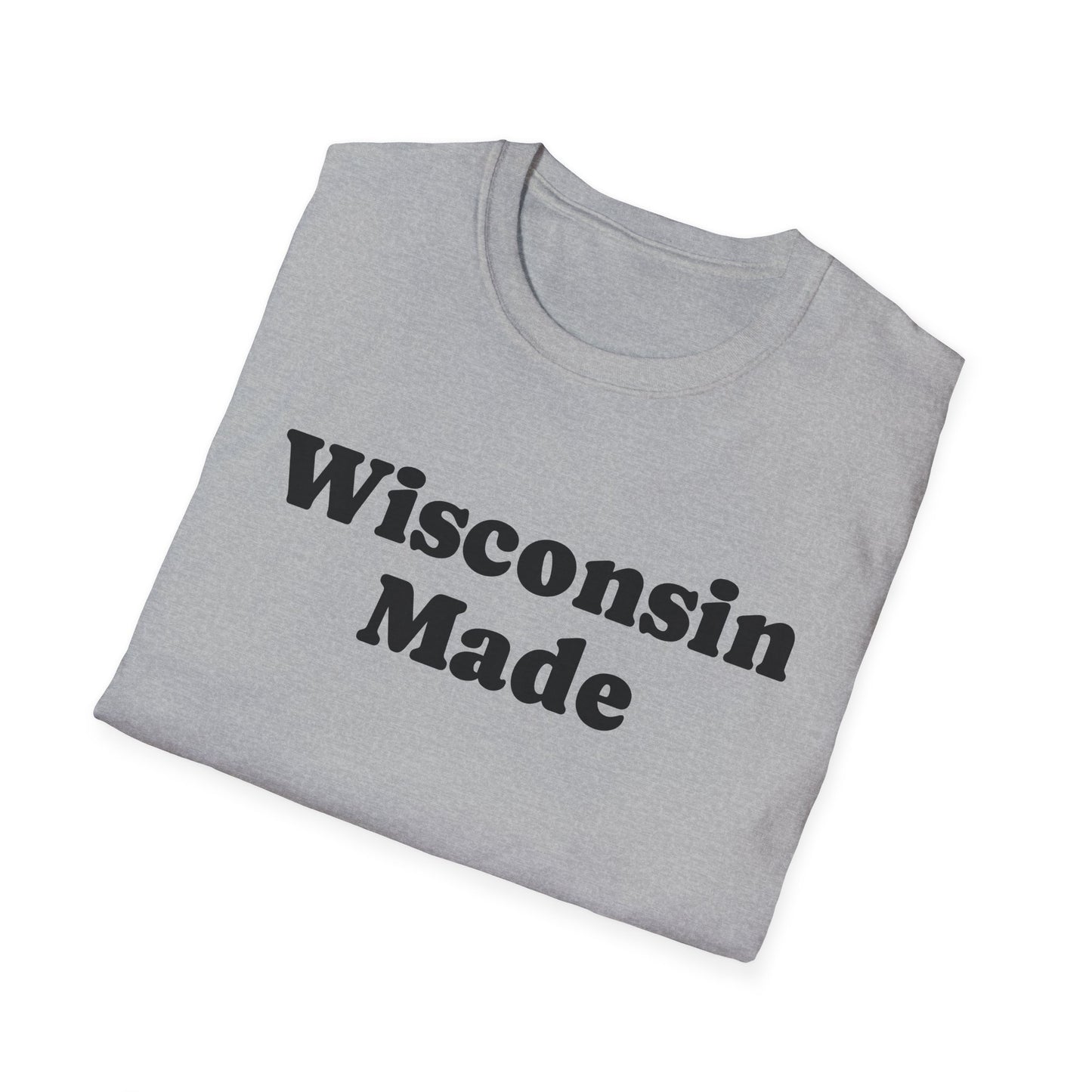 "Wisconsin Made" Unisex Softstyle T-Shirt - Casual Comfort for Every Occasion