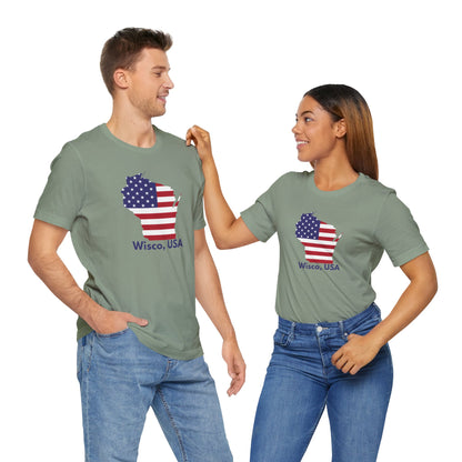 Wisco, USA - Wisconsin City Pride T-shirt - Beautifully Soft and Comfortable