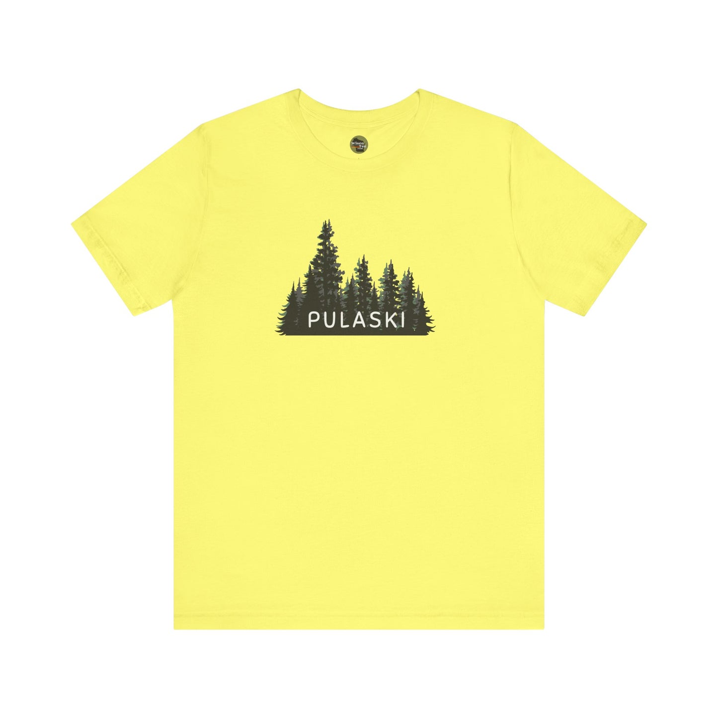 Pulaski Forest Graphic Unisex Tee - Nature Inspired Short Sleeve Shirt