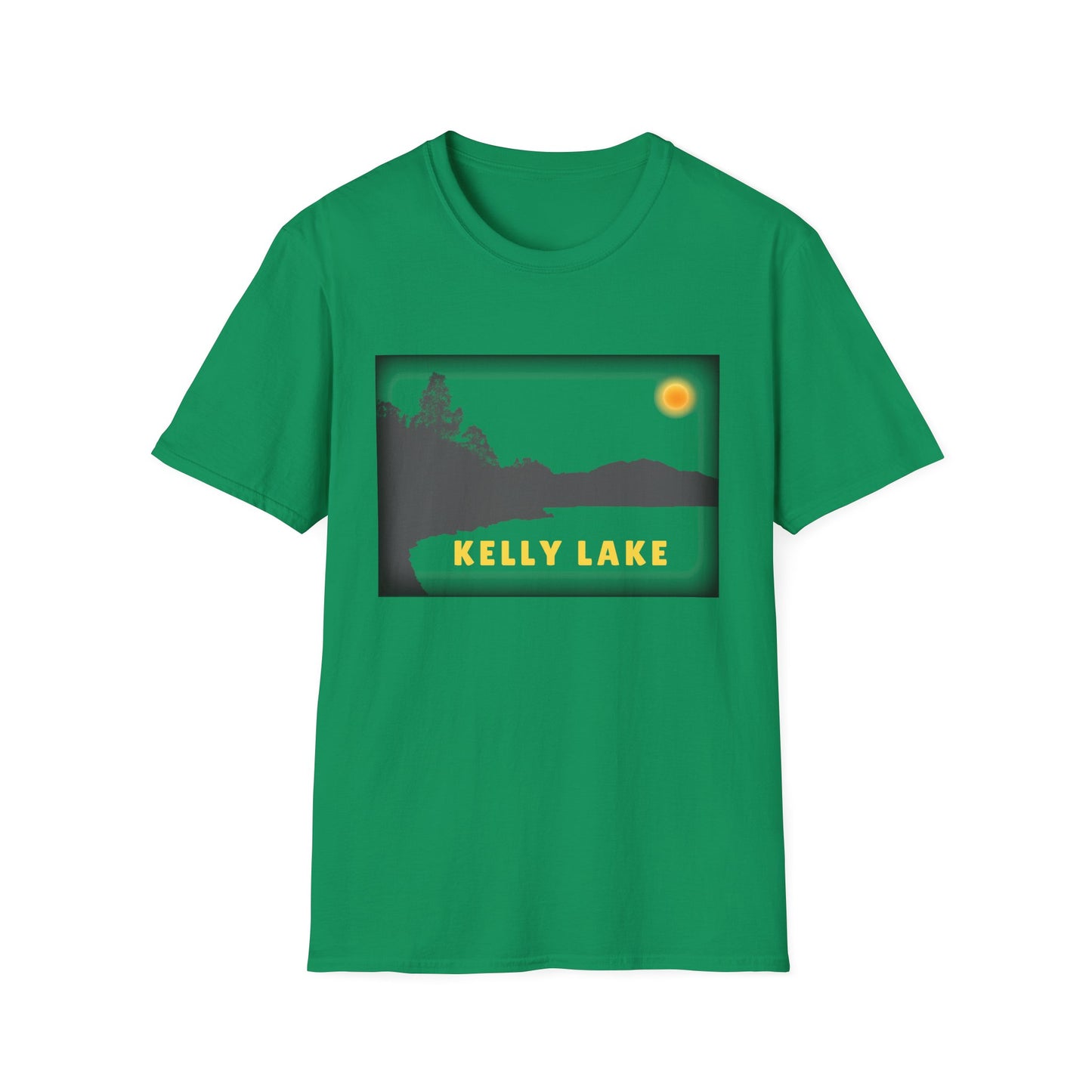 Kelly Lake Sun Scene - Unisex Softstyle T-Shirt - Casual Comfort for Every Occasion