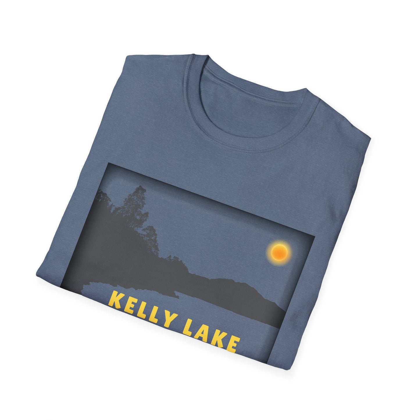 Kelly Lake Sun Scene - Unisex Softstyle T-Shirt - Casual Comfort for Every Occasion