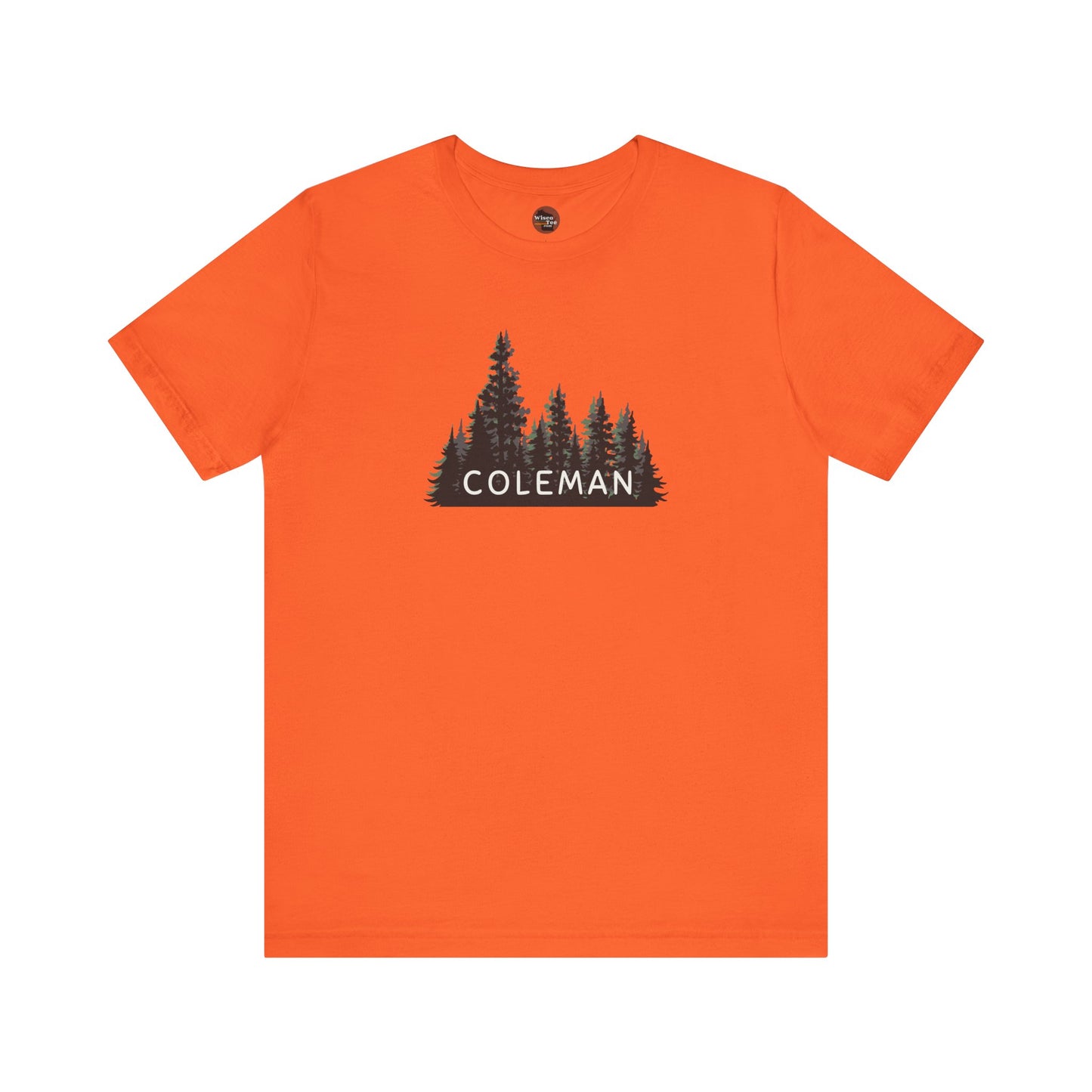 Coleman Forest Graphic Unisex Tee - Nature Inspired Short Sleeve Shirt