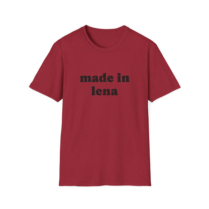 "Made in Lena" Unisex Softstyle T-Shirt - Casual Comfort for Every Occasion