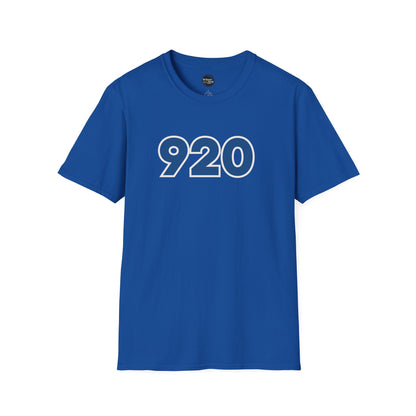 "920" Area Code Pride - Unisex Softstyle T-Shirt - Casual Comfort for Every Occasion