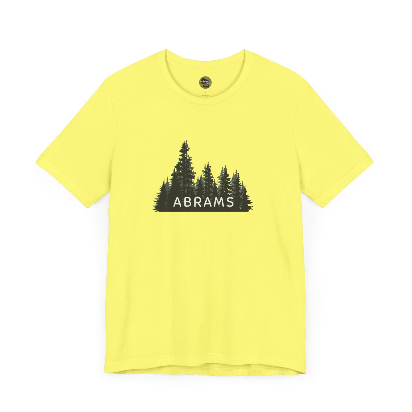 Abrams Forest Graphic Unisex Tee - Nature Inspired Short Sleeve Shirt