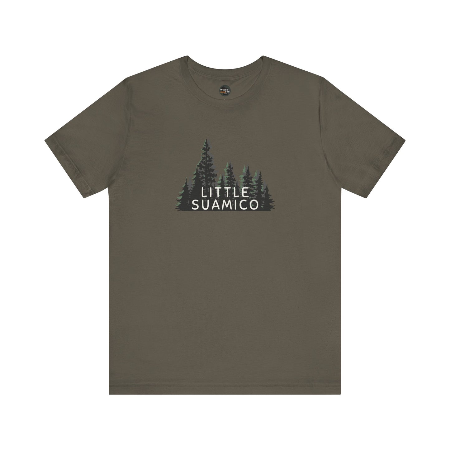 Little Suamico Forest Graphic Unisex Tee - Nature Inspired Short Sleeve Shirt