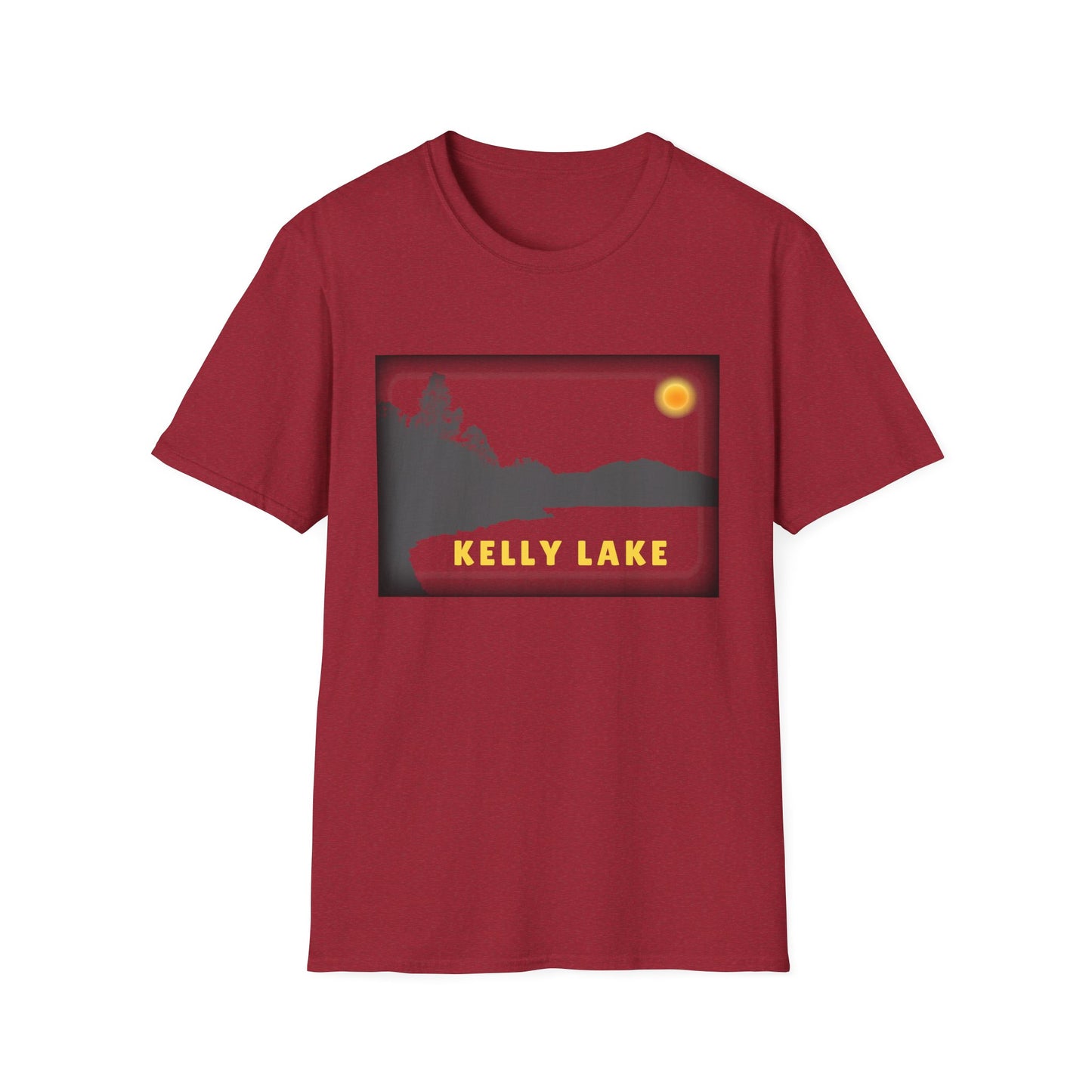 Kelly Lake Sun Scene - Unisex Softstyle T-Shirt - Casual Comfort for Every Occasion