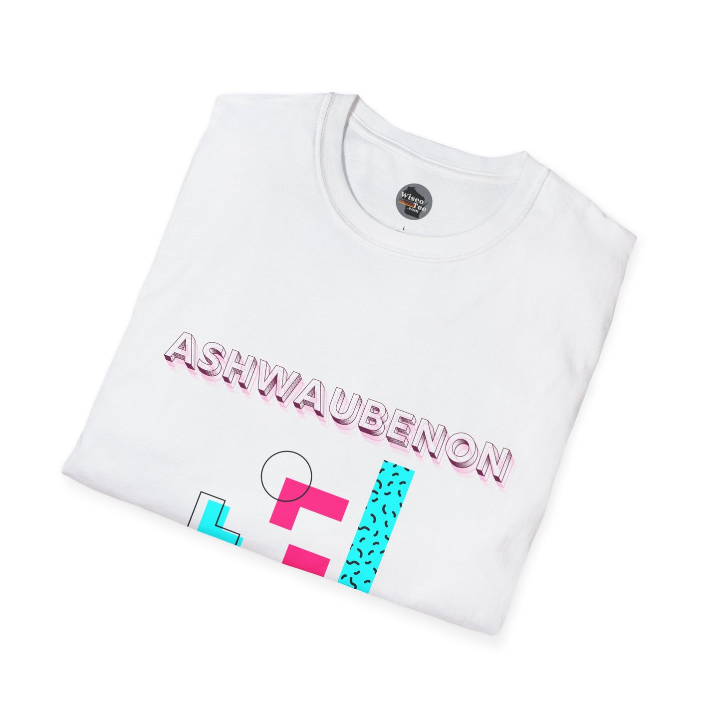 Ashwaubenon Retro 80s Unisex Softstyle T-Shirt - Casual Comfort for Every Occasion