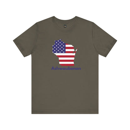 Ashwaubenon, USA - Wisconsin City Pride T-shirt - Beautifully Soft and Comfortable