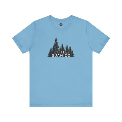 Little Suamico Forest Graphic Unisex Tee - Nature Inspired Short Sleeve Shirt