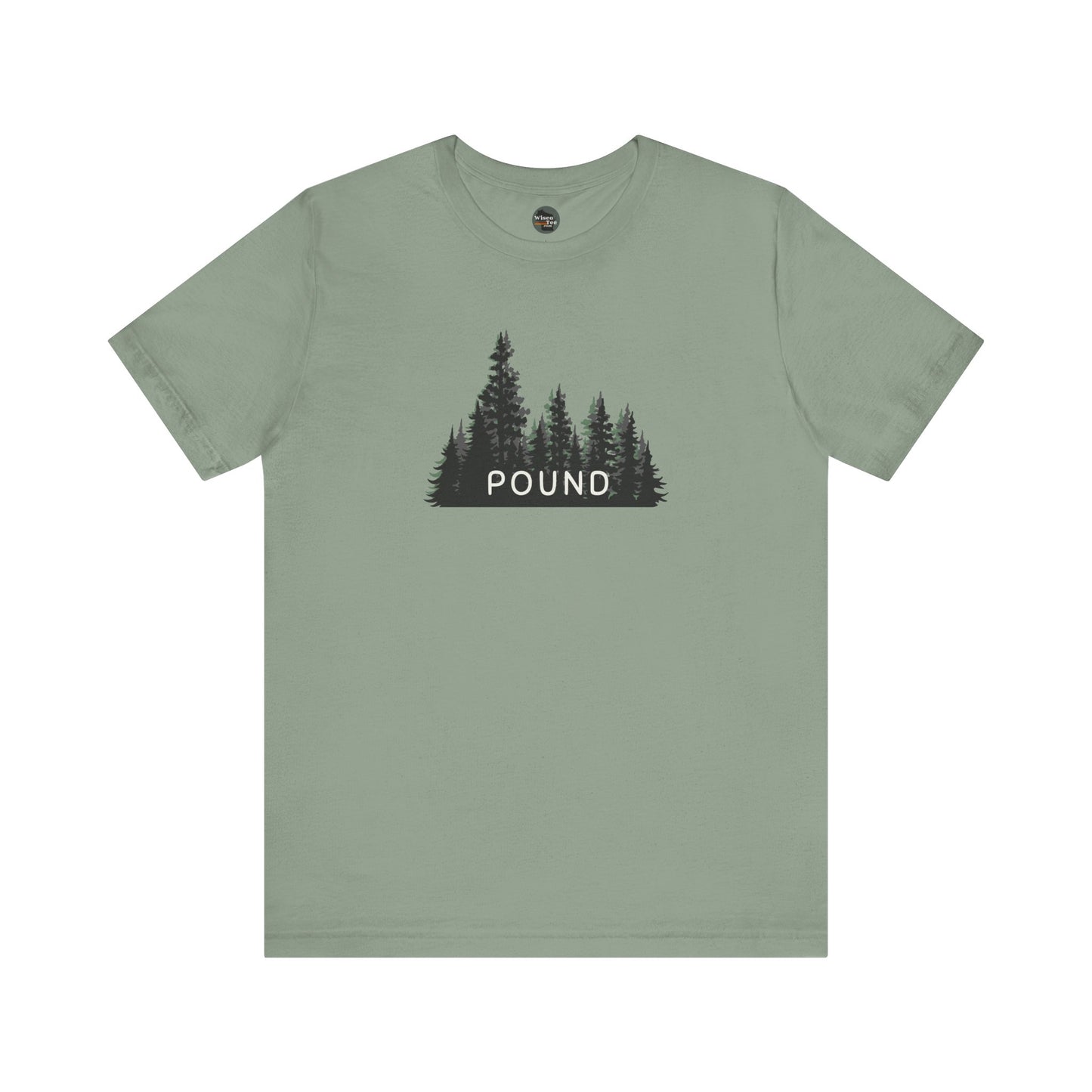 Pound Forest Graphic Unisex Tee - Nature Inspired Short Sleeve Shirt