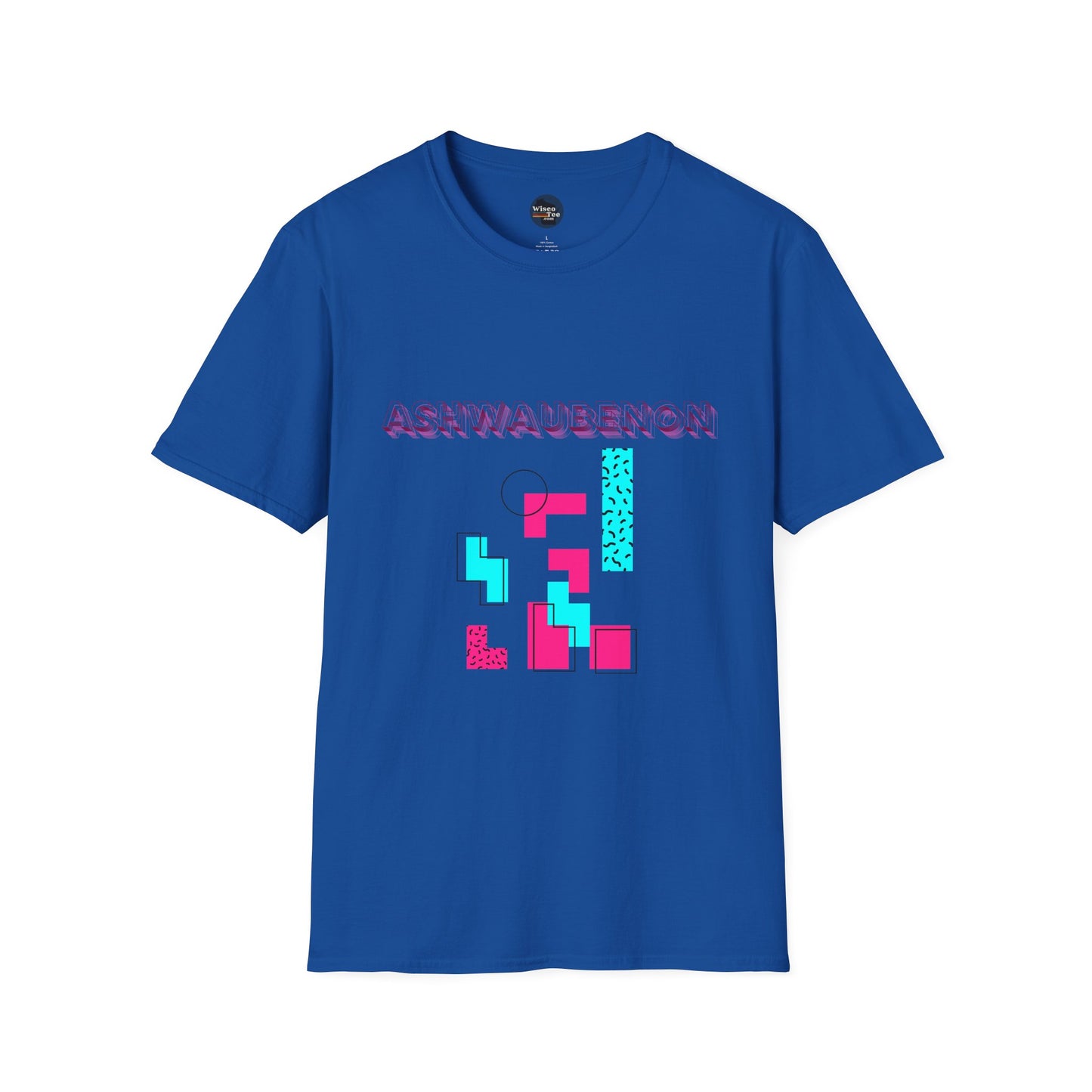 Ashwaubenon Retro 80s Unisex Softstyle T-Shirt - Casual Comfort for Every Occasion