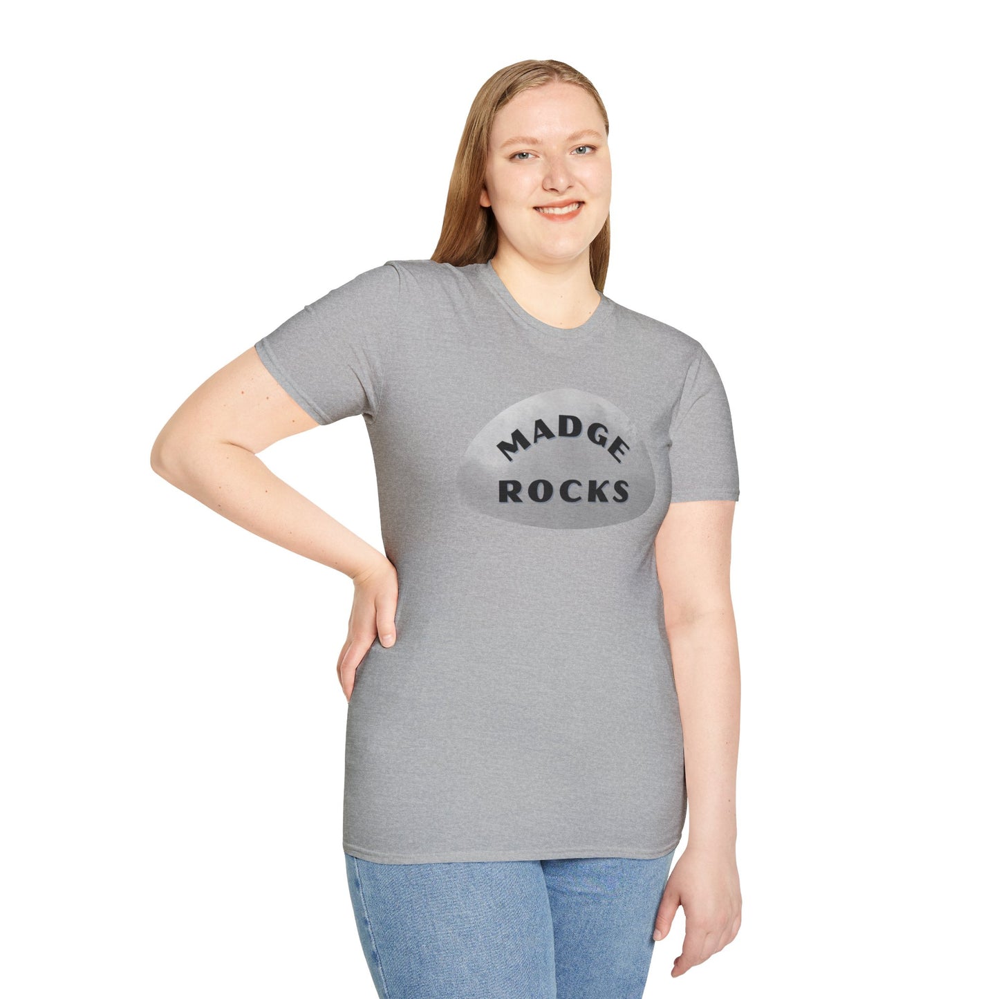 "MADGE ROCKS" Unisex Softstyle T-Shirt - Casual Comfort for Every Occasion
