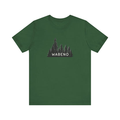 Wabeno Forest Graphic Unisex Tee - Nature Inspired Short Sleeve Shirt