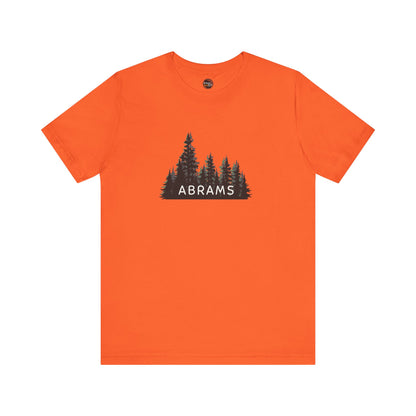 Abrams Forest Graphic Unisex Tee - Nature Inspired Short Sleeve Shirt