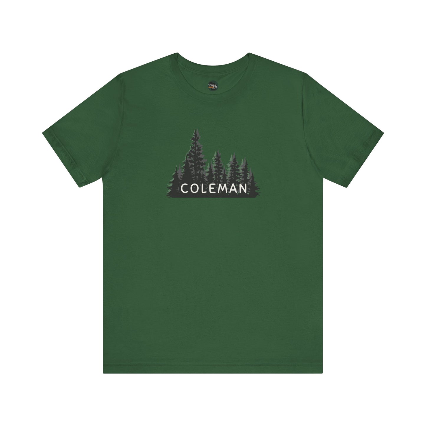 Coleman Forest Graphic Unisex Tee - Nature Inspired Short Sleeve Shirt