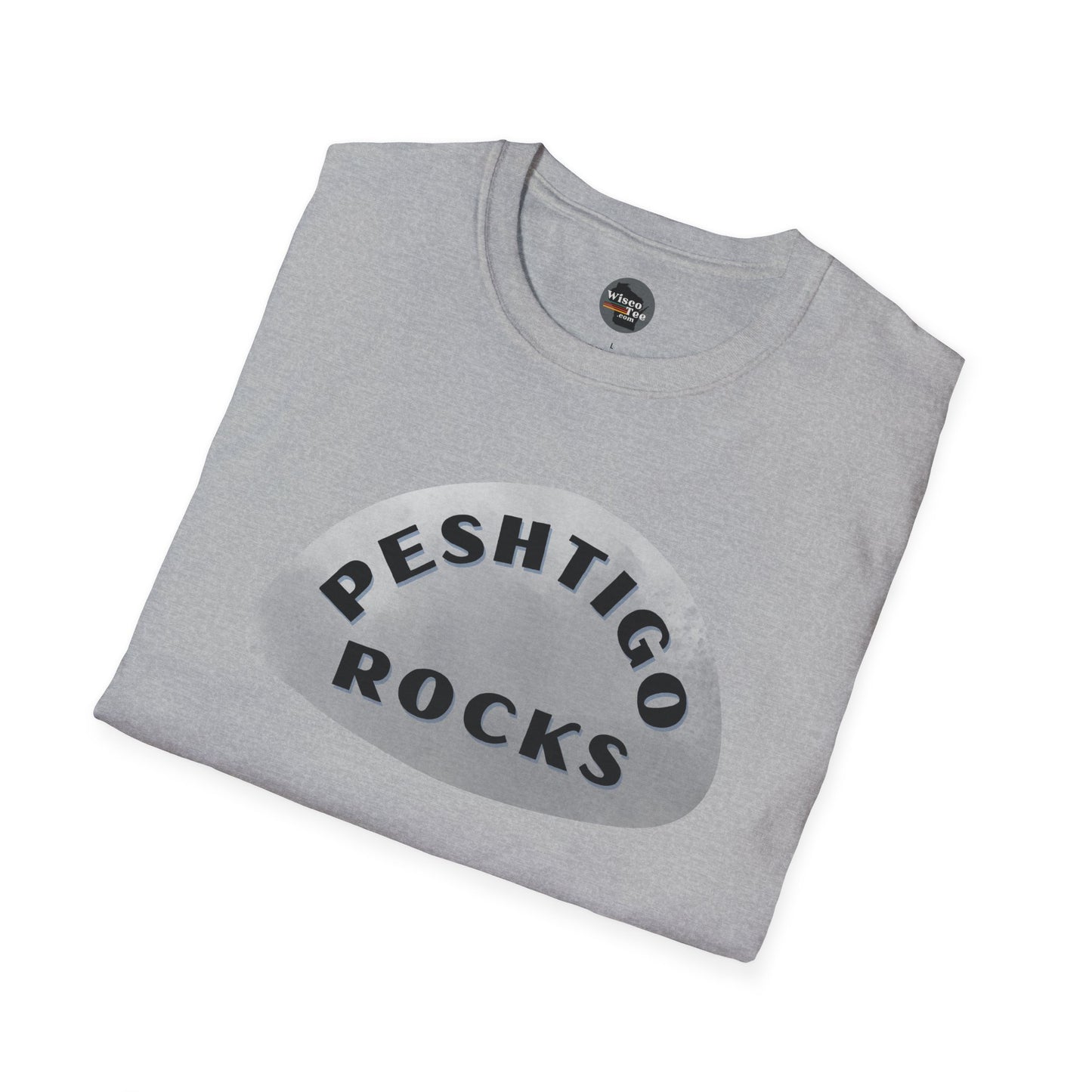 "PESHTIGO ROCKS" Unisex Softstyle T-Shirt - Casual Comfort for Every Occasion