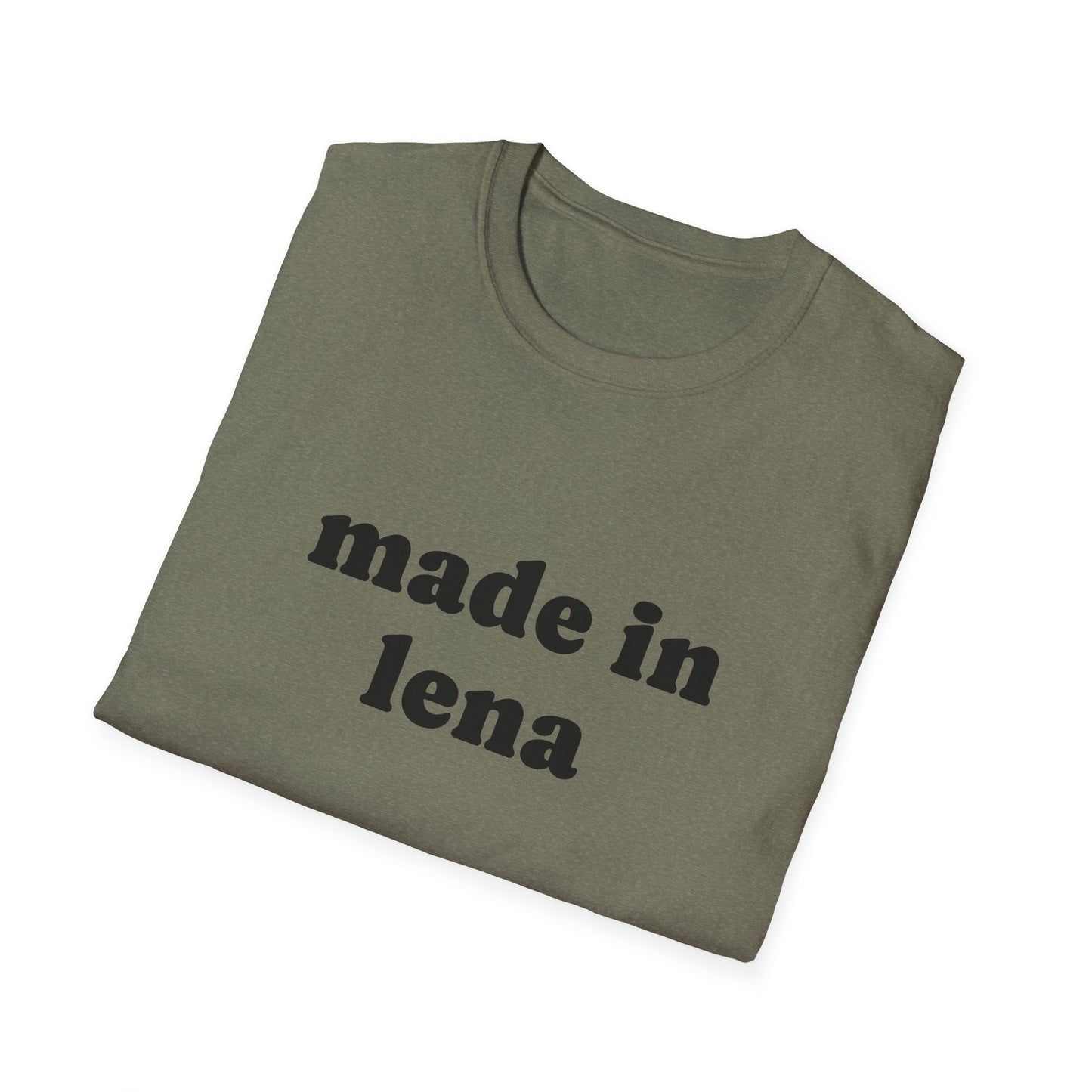 "Made in Lena" Unisex Softstyle T-Shirt - Casual Comfort for Every Occasion
