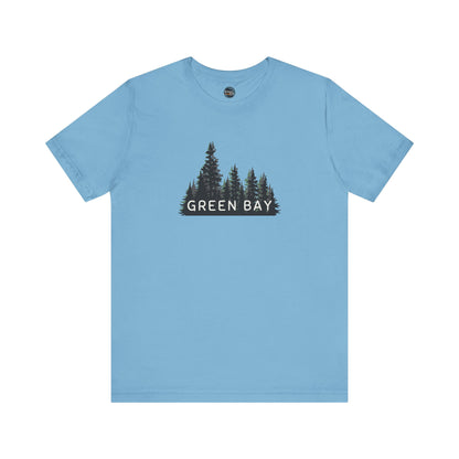 Green Bay Forest Graphic Unisex Tee - Nature Inspired Short Sleeve Shirt