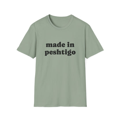 "Made in Peshtigo" Unisex Softstyle T-Shirt - Casual Comfort for Every Occasion