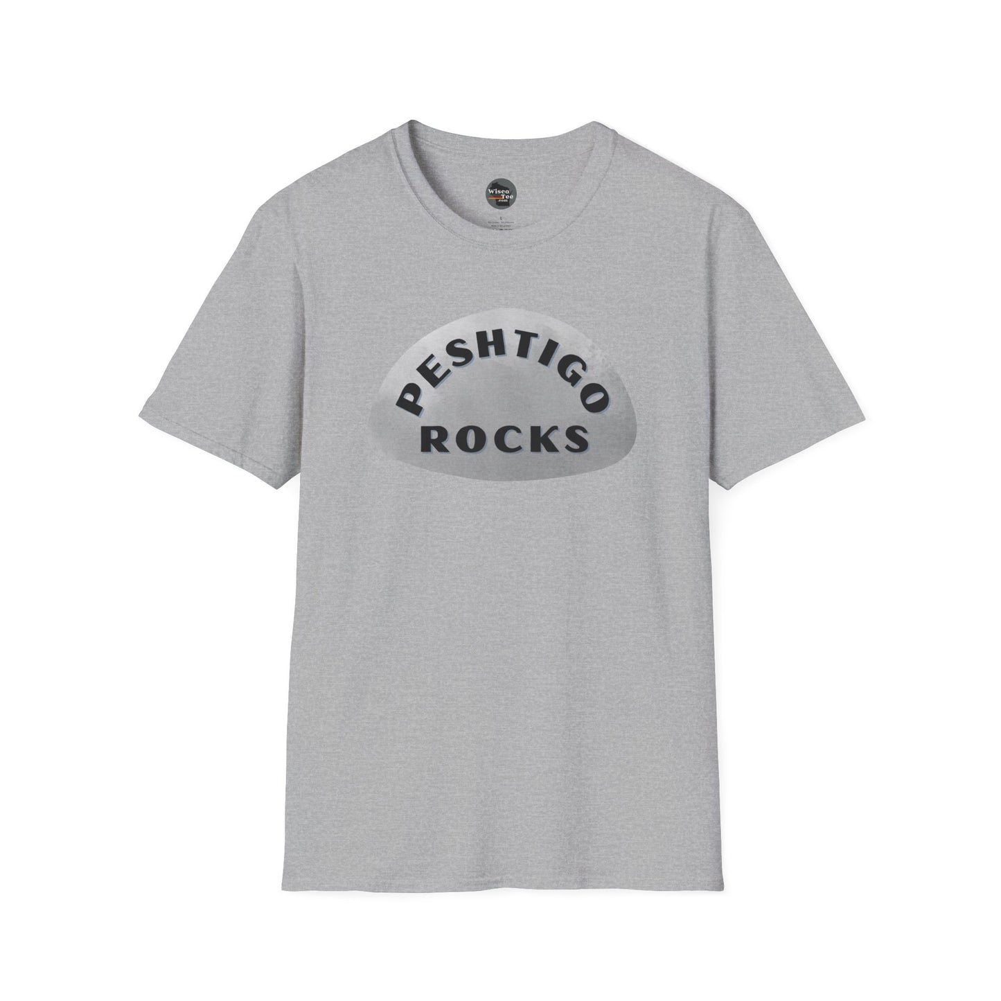 "PESHTIGO ROCKS" Unisex Softstyle T-Shirt - Casual Comfort for Every Occasion