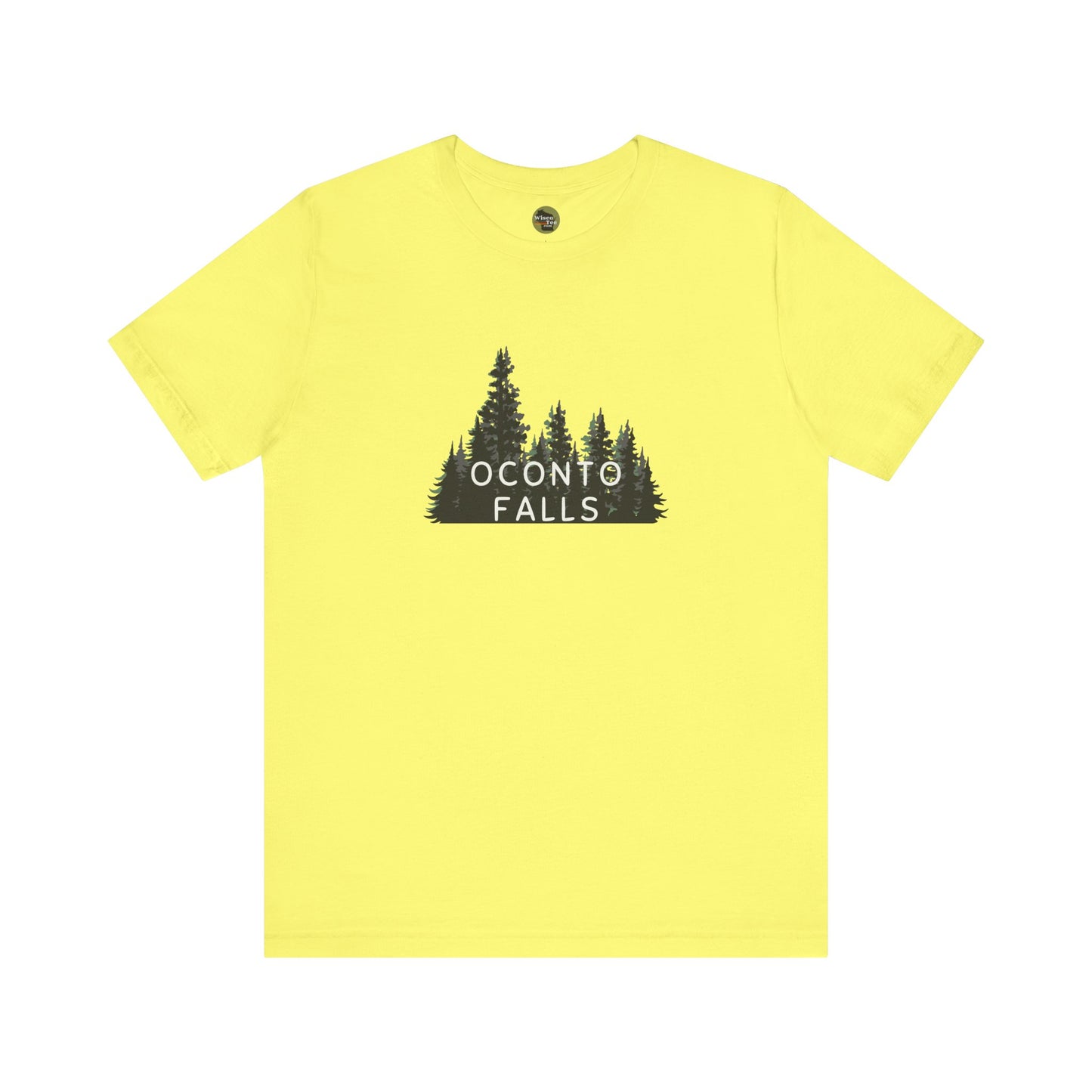 Oconto Falls Forest Graphic Unisex Tee - Nature Inspired Short Sleeve Shirt
