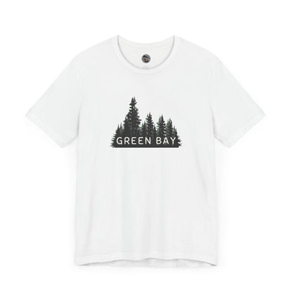 Green Bay Forest Graphic Unisex Tee - Nature Inspired Short Sleeve Shirt