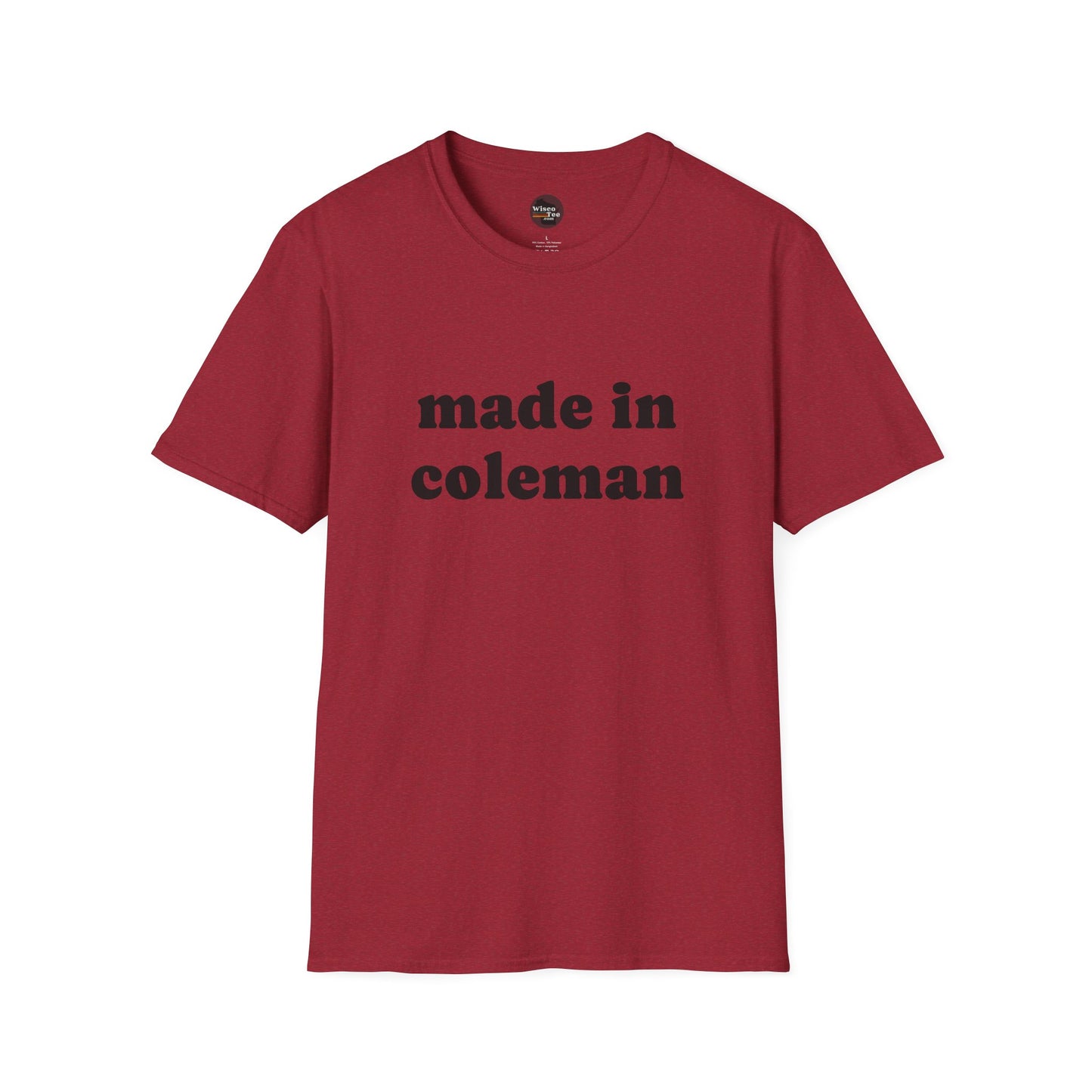 "Made in Coleman" Unisex Softstyle T-Shirt - Casual Comfort for Every Occasion