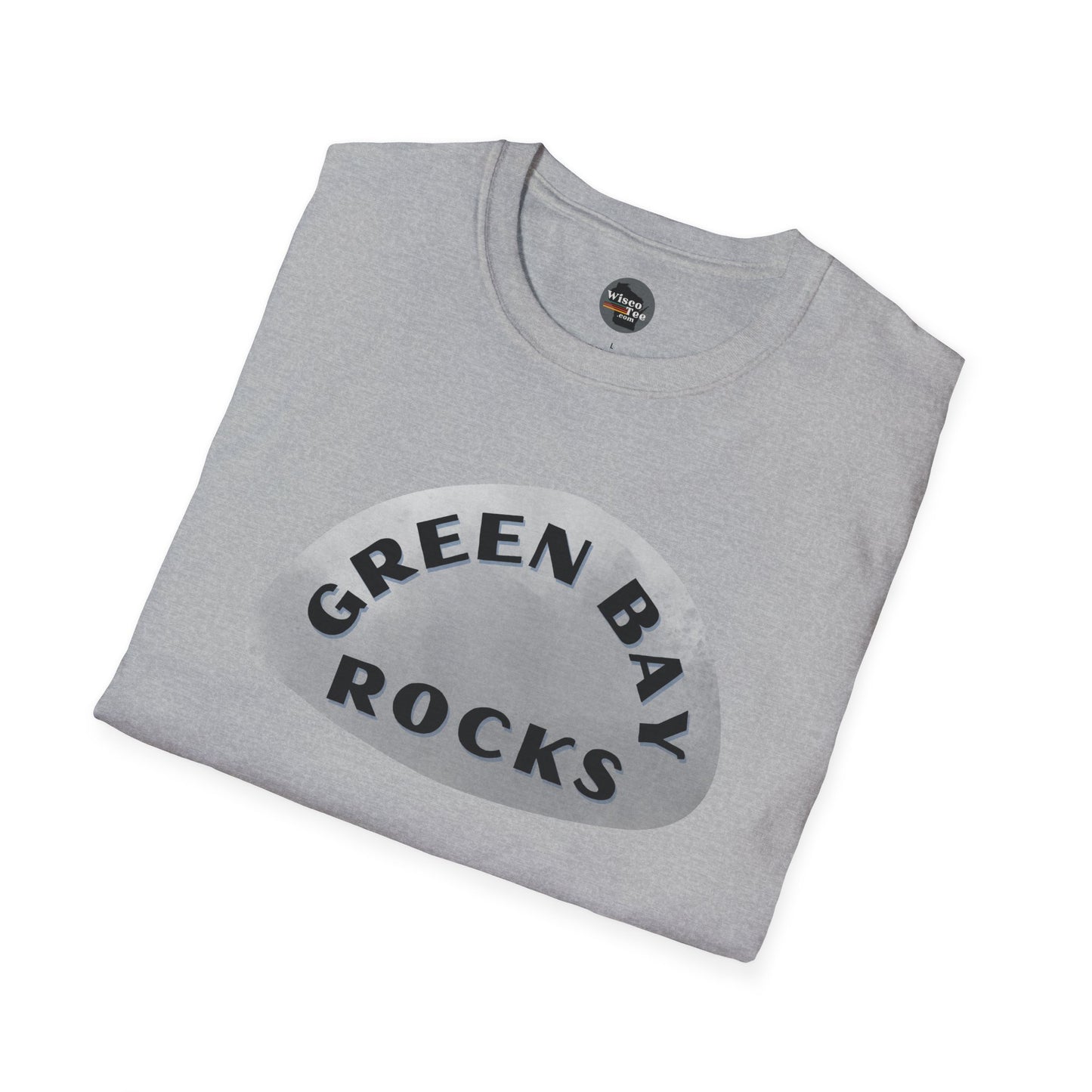 "GREEN BAY ROCKS" Unisex Softstyle T-Shirt - Casual Comfort for Every Occasion