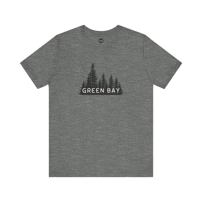 Green Bay Forest Graphic Unisex Tee - Nature Inspired Short Sleeve Shirt